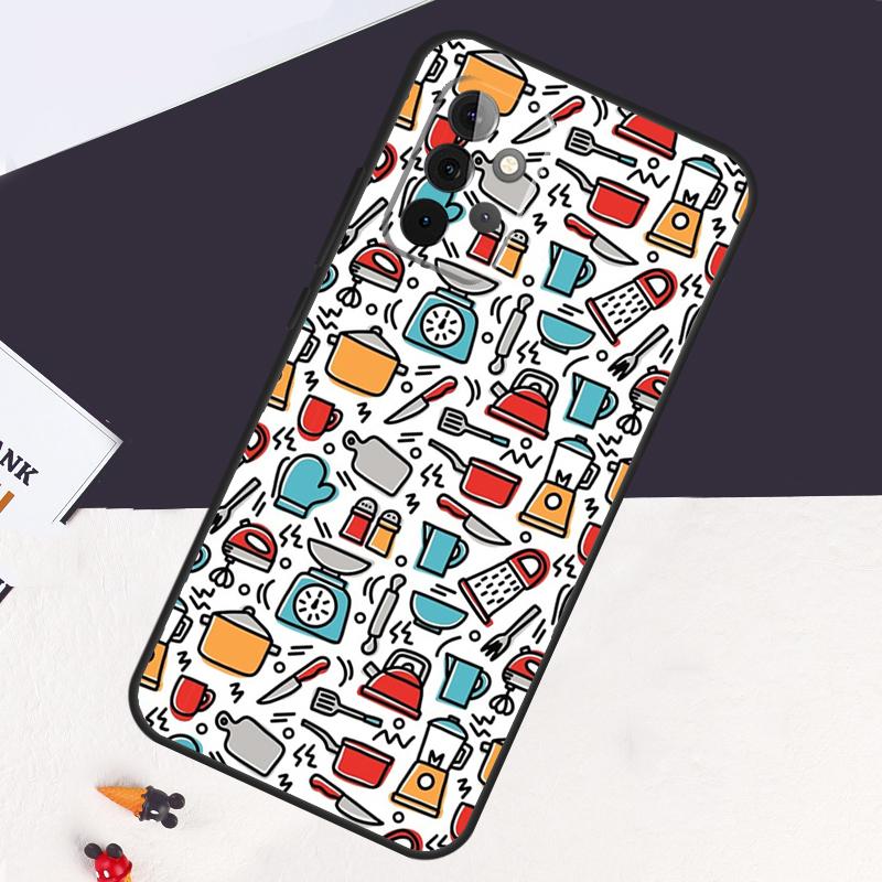 

Baking Utensils Case For Samsung Galaxy A05 A06 A26 A16 A56 A36 A22 A32 A52 A54 A34 A14 A55 A15 A53 A33 A35 Samsung A73 5G