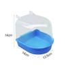 Pet Supplies Birds Toys Round Bath Shower Box Parrot Bathtub Hanging Cage Bird Cage Accessories