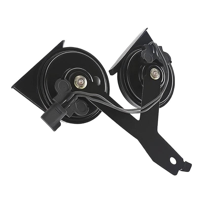 Car For Horn Assembly 9L3Z-13832-A For Ford For F-150 2009 2010 2011 2012 2013 2014 Direct Replacement Black ABS