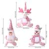 Christmas Tree Hanging Ornaments, Christmas Tree Doll Decoration, Cute Santa Claus Hanging Pendant For Walls Windows Doors