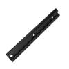 EBTOOLS L-Track Rails with Drilled Holes for Load Securing, Aluminum Airline Rails for Truck Beds (30mm), Black