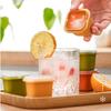 Large Ice Block Mold Silicone Ice Cube Maker Square Frozen Ice Hockey Molds for Whiskey Juice Coffee Drinks Ice Cream Tools