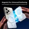 For Honor 400 Pro Case for Magsafe Magnetic Soft Silicone Frame +PC Shockproof Wireless Charge Back Cover for Honor400 400pro