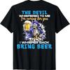 On Back The Devil Whispered To Me Im Coming For You T Shirt Vintage Washed Comfortable Stylish Soft Fashion Versatile Graphic