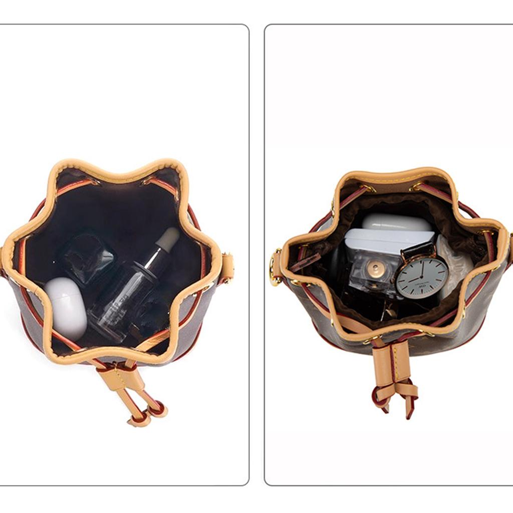Bucket Bag Organizer Insert for Tote Bag Shoulder Bag Drawstring Designed Crossbody Bag Organizer Insert Nylon Inner Bag