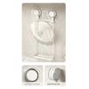 Easy Installation Suction Cup Cookware Lid Rack Wall Mounted Kitchen Storage Rack For Pots Pans Cutting Boards