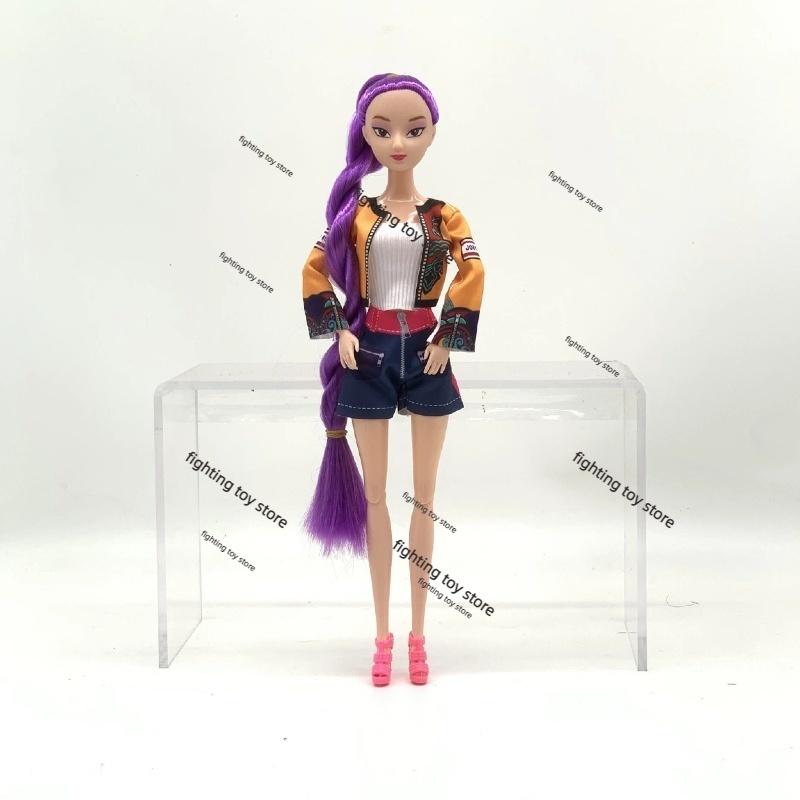 Neue 28 cm große K-Pop-Actionfigur „Demon Hunters“, neue K-Pop-Vinylpuppe „Demon Slayer“ von Lumimila Zoey, Schreibtischdekoration, Spielzeug für Kinder, Geschenkidee