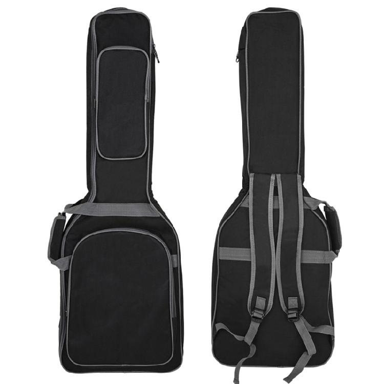 Electric Guitar Transport Bag Oxford Cloth Water Resistant Exterior Comfortable Shoulder Strap Guitar Carrying Backpack