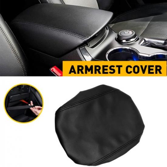 Fits For 2011-2018 Ford Explorer Center Console Armrest Lid Cover Black Leather