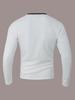 Men's European & American Style V-Neck Waffle Top - Breathable Autumn Casual Wear with Hot Buckle