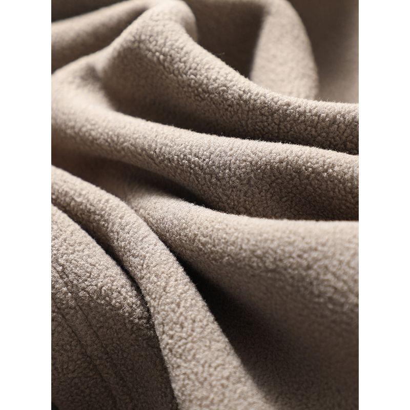 Fleece Jacket for Men, Autumn and Winter, Stand-Up Collar, American-Style Cardigan, Zip-Up Jacket, Sweatshirt, Foreign Trade Men's Fleece Clothing