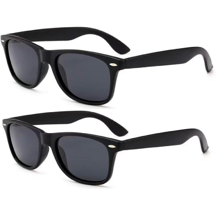 2 УПАКОВКА Корректирующие очки Lunisk, Очки для коррекции зрения Астигматизм для улучшения зрения Унисекс-(BLACK-MAU32)