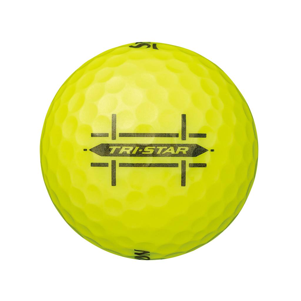 DUNLOP Golf Ball SRIXON 2022 Model 1 Dozen Passion Yellow TRI-STAR (12 Pieces)