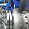 VQ671F-16C Stainless Steel Electric Flanged Pneumatic V-Port Control Ball Valve DN100