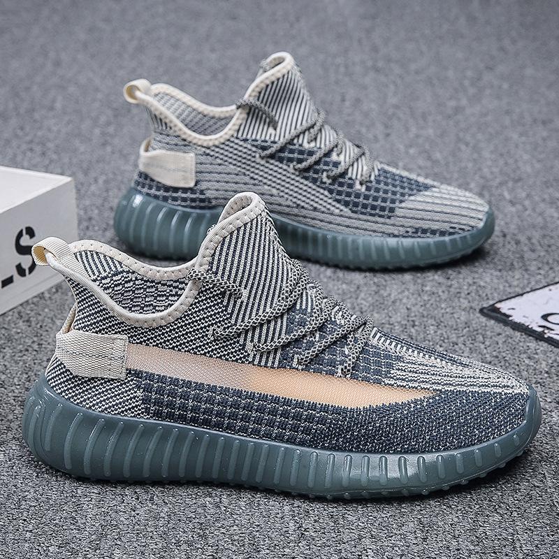 Coconut Men's Shoes Ice Blue Sneakers Men's 2025 New Summer Mesh Shoes Versatile Casual Breathable Running Trendy Shoes