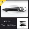 For BMW 1 2 Series F20 F21 F22 F23 Carbon fiber Car Control CD Panel Cover Trim Air conditioning Outlet Frame Decoration Sticker LNYCP1