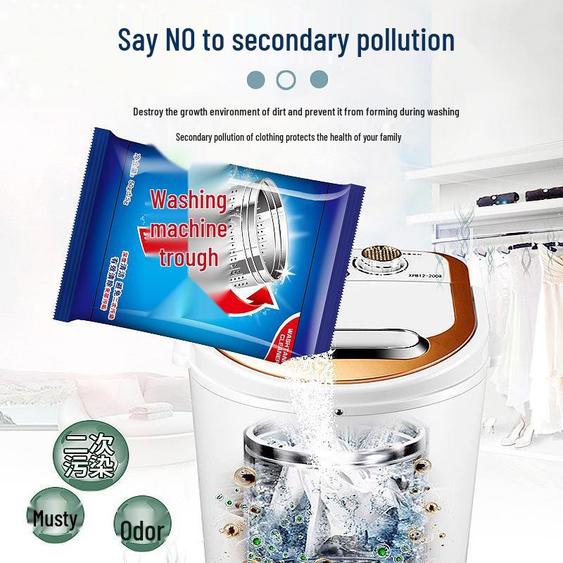 

Powerful Drum Pulsator Washing Machine Cleaner - Descaling, Stain Removal, Sterilizing Tablets