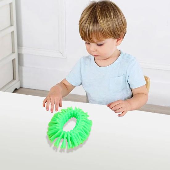 Antistresová hračka Fidget zářivá barva Ekologický náramek bez zápachu Měkká elastická hnětená dekompresní hračka pro děti Dospělí