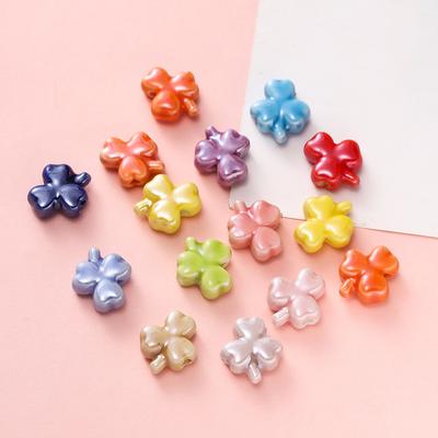 5-10 stuks Nieuwe Creativiteit Klaver Vier Blad Kralen Geglazuurde Keramische Kralen Bloemblaadjes Kralen DIY Armband Ketting Kralen Sieraden Accessoires