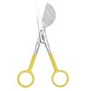 6.1 Inch Duckbill Scissors Stainless Steel Blades Sewing Scissors Fabric Shears  For Tailors