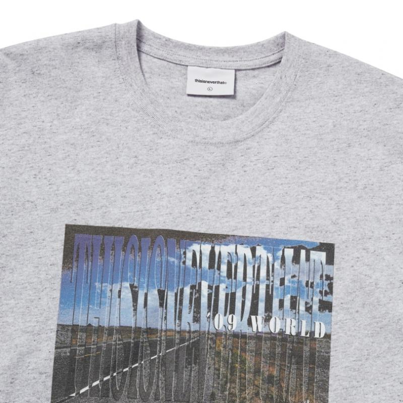 ThIs Is Never That Highway Tee Heather Grey