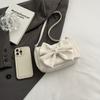 Bow design fabric crossbody bag shoulder bag women's mother  new lowest price cost-effective high solid color fashion