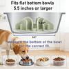 Slow Feeder for Dog Bowls Over 5.5 Inches Silicone Pet Enrichment Feeder with Suction Cups Non-Slip Pet Dish Feeder Extends Mealtime for Fast Eaters