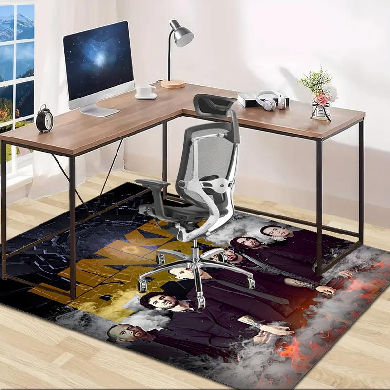 1pc Linkin Park2 Design Area Rug - Non-Slip, Soft & Cozy Floor Mat for Living Room, Bedroom, Office - Indoor/Outdoor Decorative Carpet