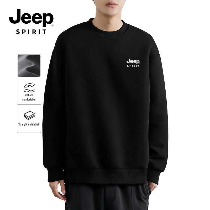 

Мужской зимний флисовый свитшот с круглым вырезом JEEP SPIRIT M