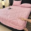 High-quality Cotton Mattress Cover Thick Skin-friendly Bed Sheet Pillowcase Set Taffeta Bedspread Jacquard Mattress Protector