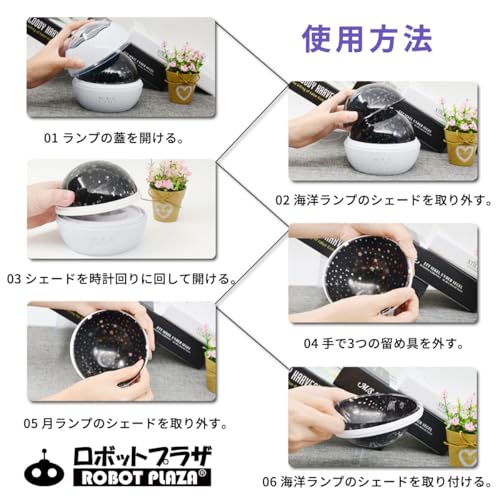 ROBOT PLAZA Planetarium Projector for Home and Kids, Star Projector, Ceiling Starry Sky Light Projection Toy, Birthday Gift, Kids Night Light