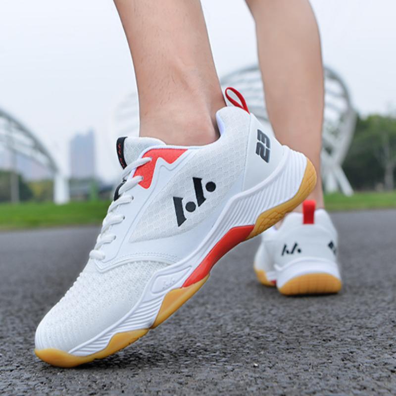 

Профессиональная волейбольная обувь Мужская обувь для бадминтона Женская обувь для настольного тенниса Нескользящая тренировочная обувь Спортивная обувь 46 белый