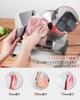 Moongiantgo Electric Food Meat Shabu Shabu Adjustable Slice Thickness Uniform Easy to Stable Meat Commercial Home Use Slicer, Slicer,