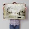 Horse In The Forest Poster Customized Vintage Metal Signs Wall Art Retro Tin Plaque for Home Decorations Living Room Desk Decor