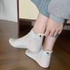 1/6 Pairs Cartoon Dog Pattern Sweet One Size Playful Polka Dot Design Versatile Low-Top Socks Breathable Multi-Color