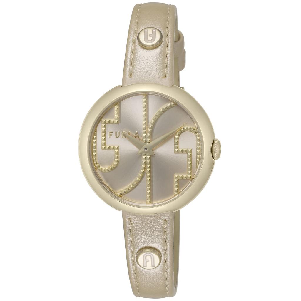 Watch FURLA COSY Gold Dial Stainless Steel Quartz Watch Jewelry Accessory WW00005013L2 [Furla] 30.5MM Women's [Item]