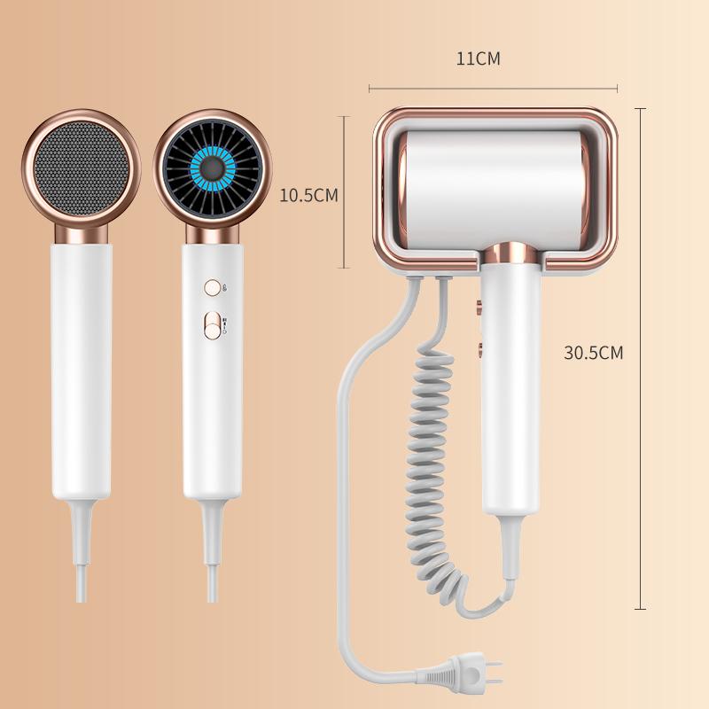 2000W Low Noise High Speed Wall Mounted Hair Dryer Suitable for Hotel and Home Use