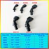Uuiversal Aluminum AN4 AN6 AN8 AN10 AN12 Car Oil Fuel Fitting Oil Fuel Push On Hose 0 90 45 180 Degree Connection Adapter Black