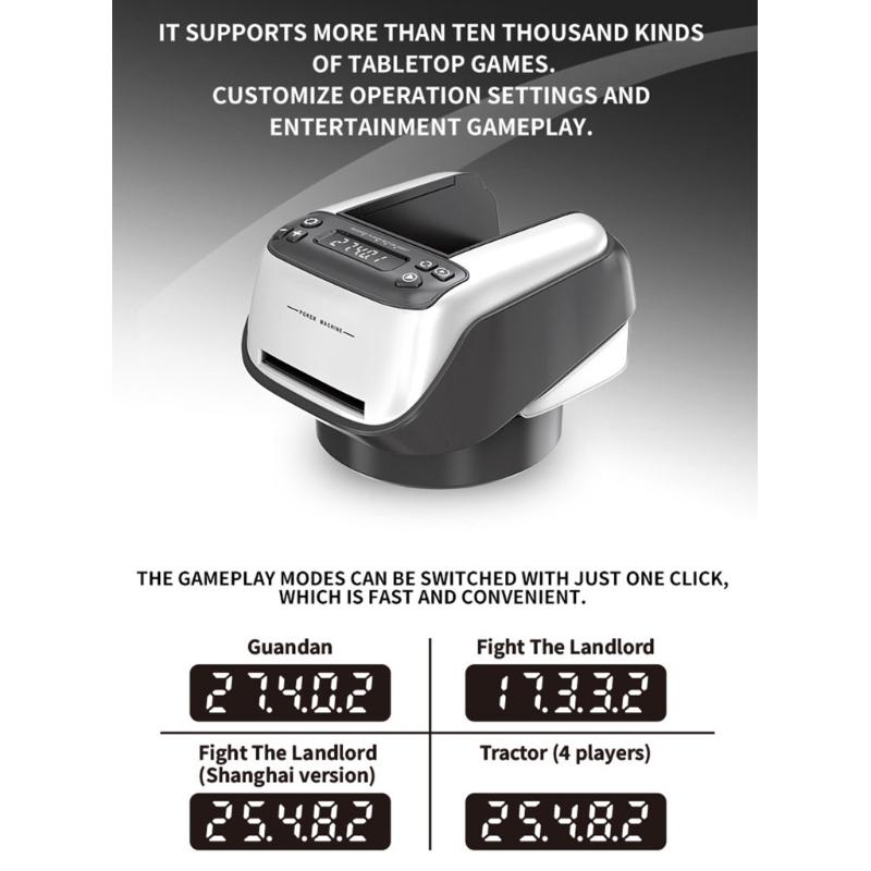 Інтелектуальна машина для роздачі карток з обертанням, яка відрізняється тихою роботою та стабільною основою для використання в професійних казино