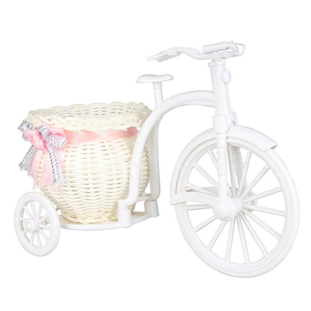 Shooting Props Flower Pot Storage Basket Crafts Ornaments Bike Flower Basket Desktop Ornaments