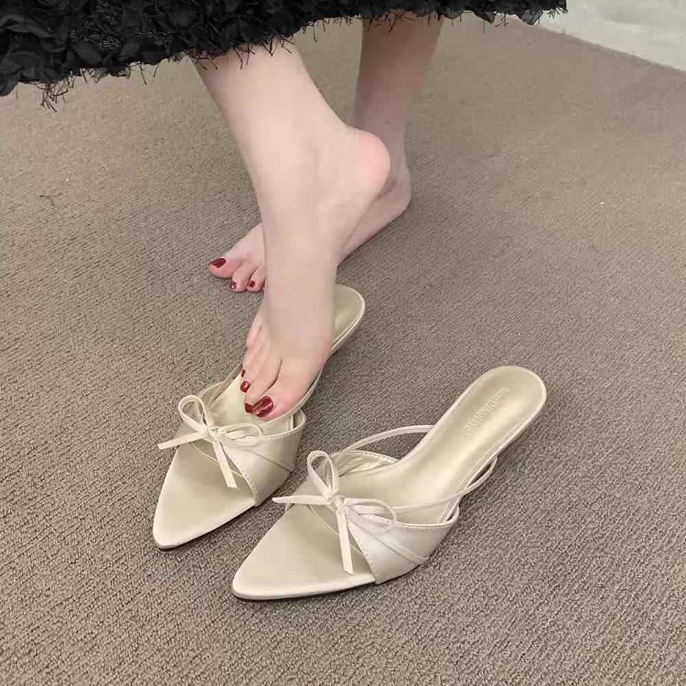 Women Pumps Spring Sexy Pointed Toe Sandals Party Ladies High Heels Shoes for Women Fashion Wedding Shoes Bride Zapatos De Mujer