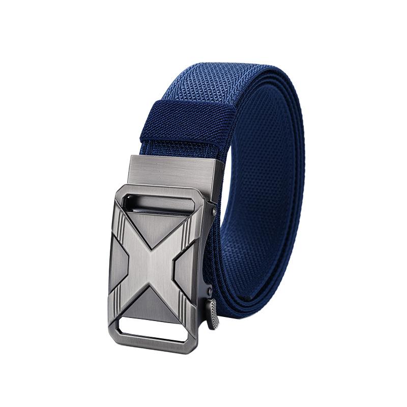 New Hot-Selling Belt Men'S Automatic Buckle Nylon Tactical Braided Belt Middle-Aged And Young Outdoor Belt Simple Wind Belt