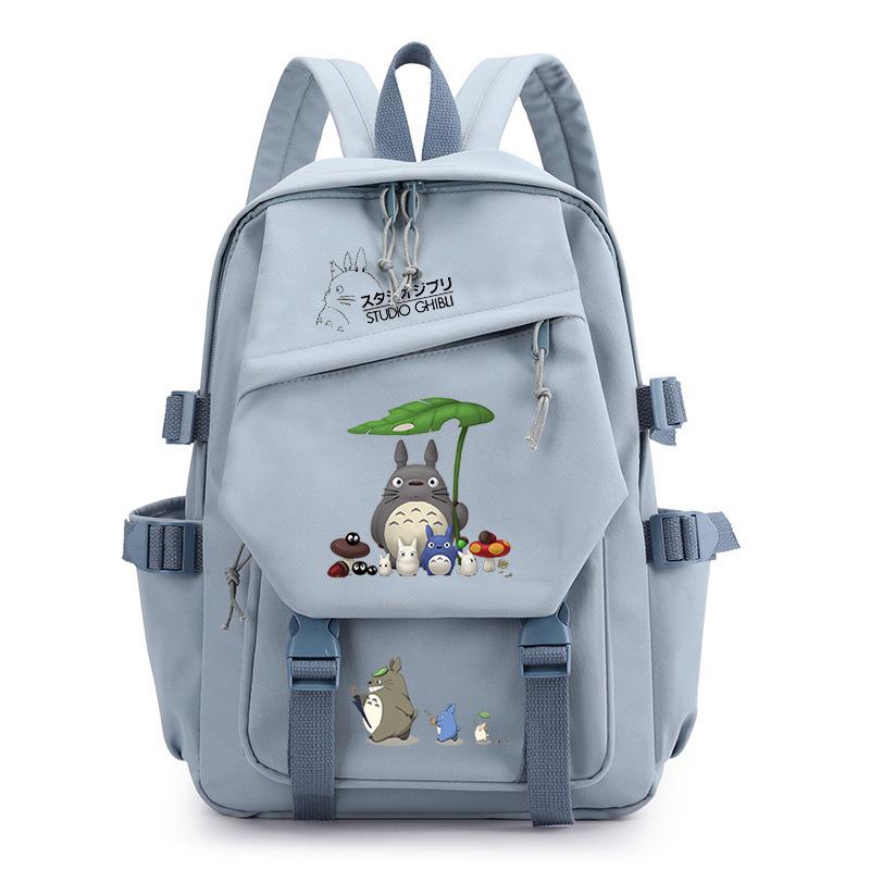 Totoro Dorado cute cartoon peripheral children's school bag spine care primary and secondary school backpack