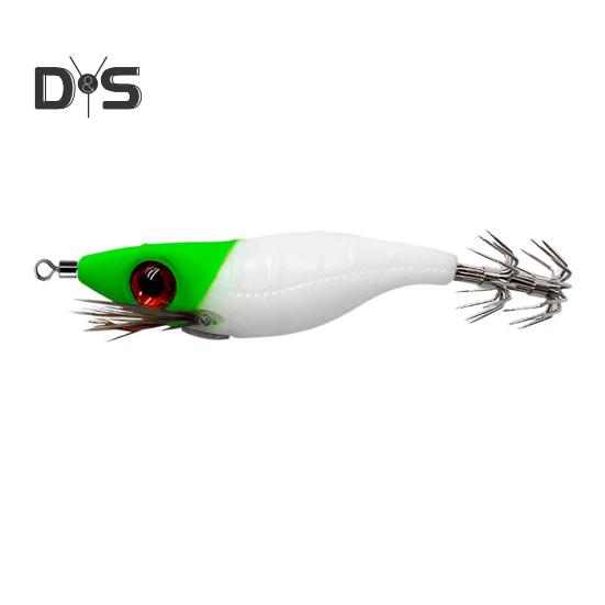 

10 см/8,5 г светящаяся в темноте приманка в виде креветки с крючком для кальмара реалистичная бионическая искусственная приманка аксессуары для ловли соленой воды, пресноводного окуня, судака, форели A