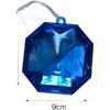 Starry Azure Christmas Tree Ornament Simulated Plastic Gemstone Holiday Xmas Tree Decoration Home Xmas Party Supplies