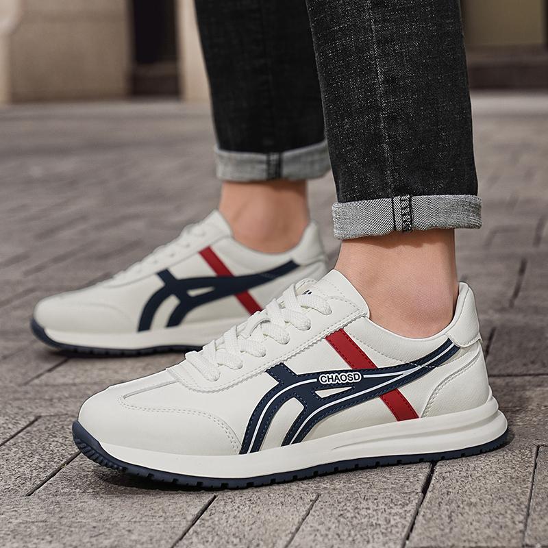 Men's Sports Shoes Breathable Lightweight Outdoor Leather Shoes  Summer New Jogging Walking Shoes Casual Men's Shoes