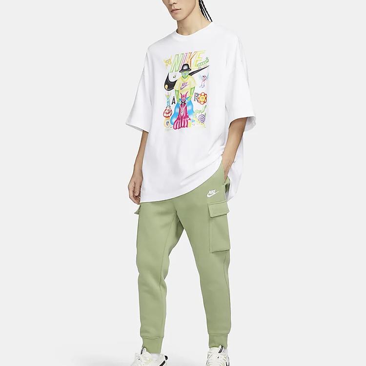 New Nike Knitted Sweatpants Men's Oil Green CD3130-386