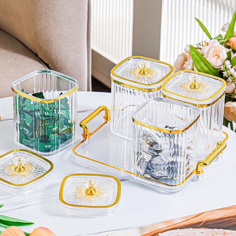 Yege Light Luxury Sealed Condiment Jar Set