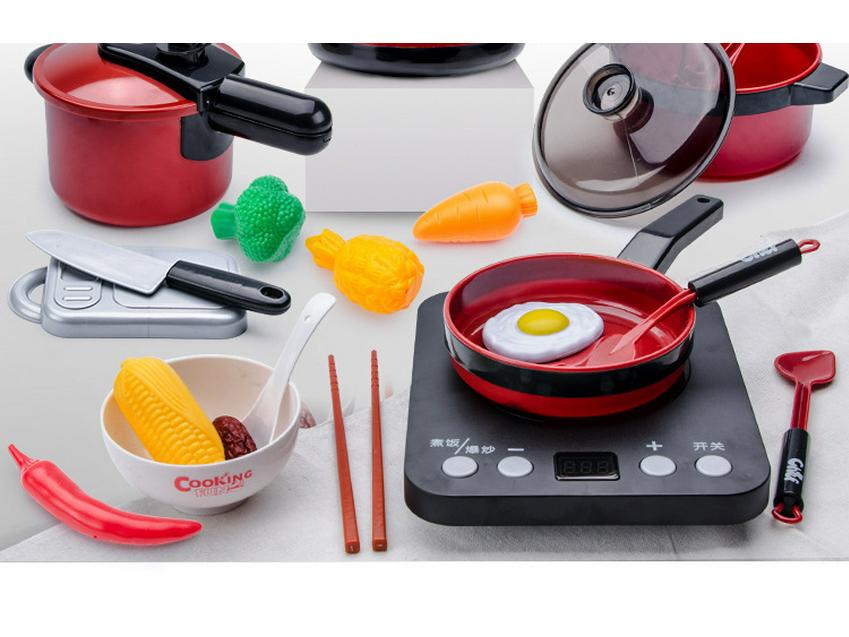 Children's Kitchen Playset: Fun Cooking & Fruit Cutting Toy for Kids