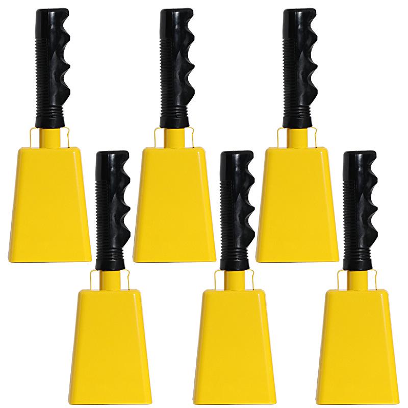 Three-Inch & Four-Inch Hand-Cranked Cowbells - 13 Colors, Perfect for Parties and Handicrafts